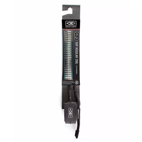 Regular Adjustable SUP Knee Coil Moulded Leash - 9ft